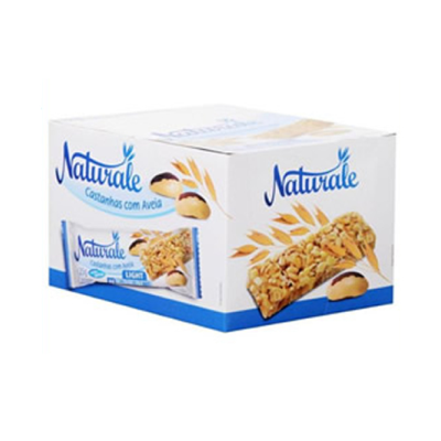 BARRA CEREAL LIGHT CASTAÑAS Y AVENA 25 GR. 8 X 24 UNID.