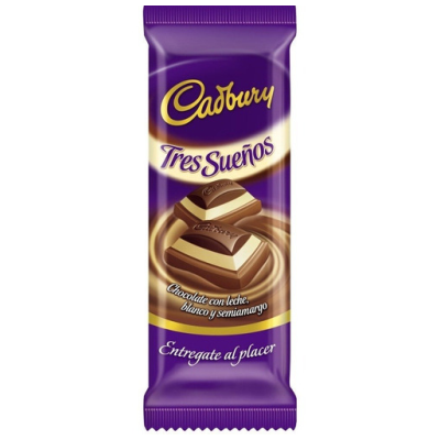 CADBURY TRES SUEÑOS 80 GR. X 12 UNI