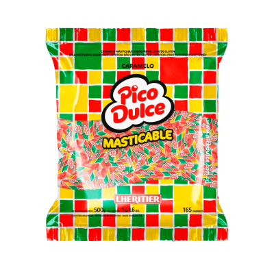 CARAMELO MASTICABLE PICO DULCE POTE X 600 GR.X 12