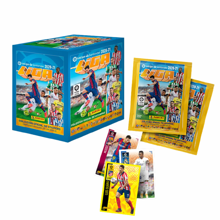 Stickers LA LIGA SANTANDER 2020 -2021  – caja x 50 sobres