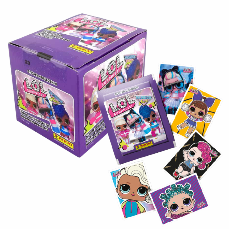 Stickers Lol Surprise 3 – caja x 50 sobres