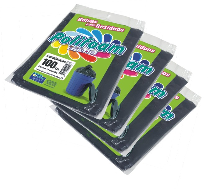 BOLSAS ECONOMICAS DE 100 LTS X 10 UNID.