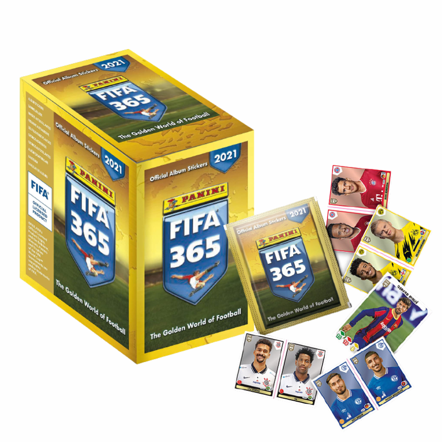 Stickers FIFA  365 2021– caja x 50 sobres