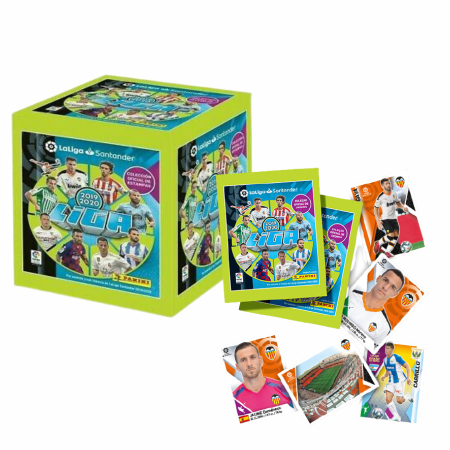Stickers LA LIGA SANTANDER 2019 -2020 – caja x 50 sobres